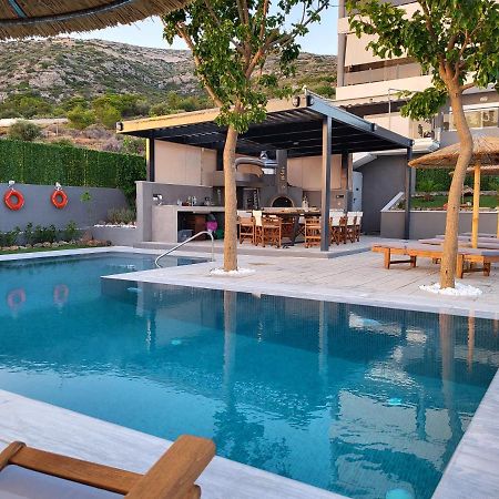 "Stergiou Luxury Apartment 2Nd Floor" Με Κοινη Πισινα Saronida 外观 照片