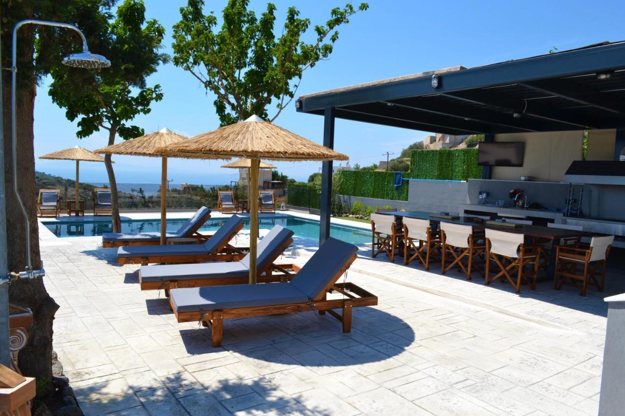 "Stergiou Luxury Apartment 2Nd Floor" Με Κοινη Πισινα Saronida 外观 照片