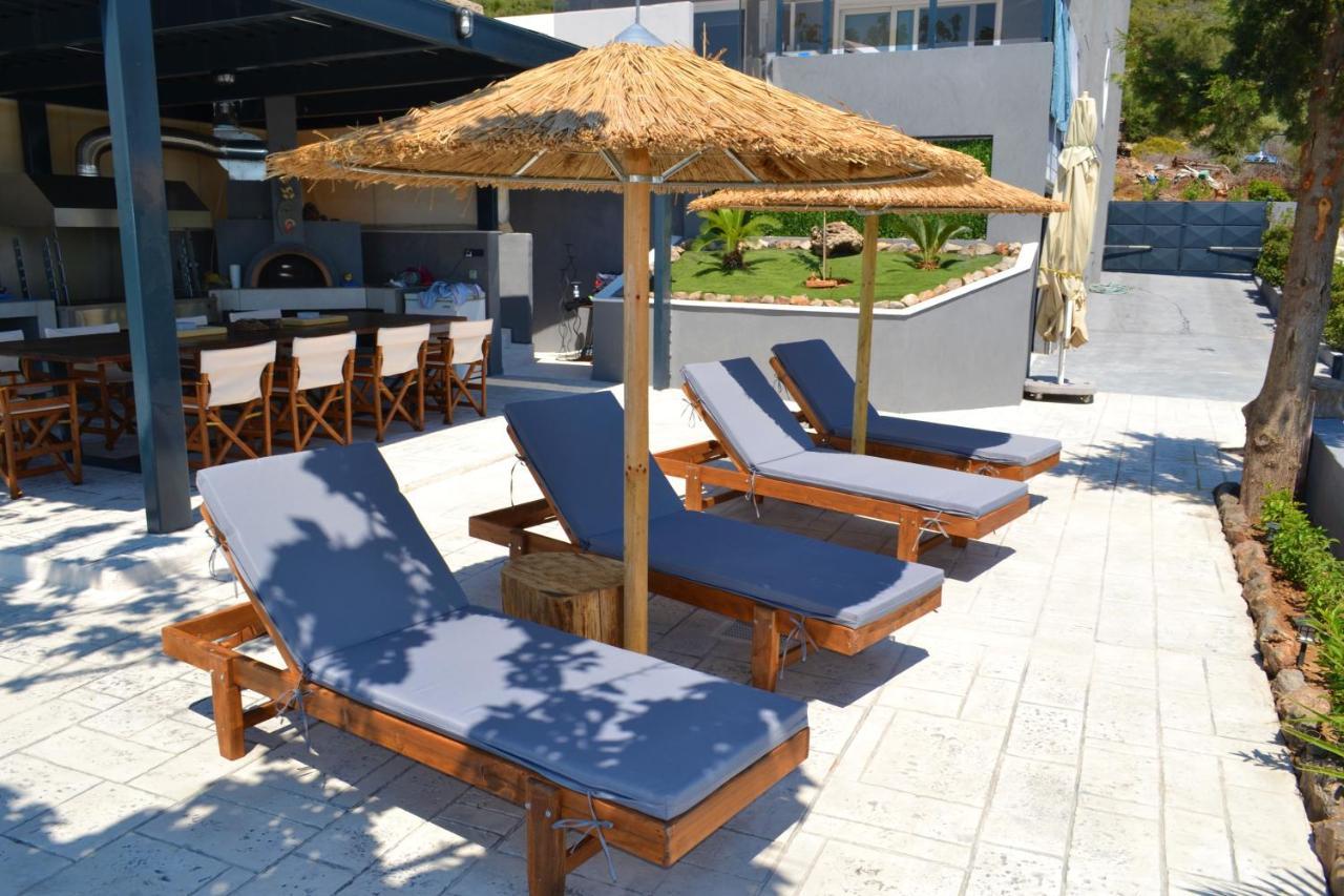 "Stergiou Luxury Apartment 2Nd Floor" Με Κοινη Πισινα Saronida 外观 照片