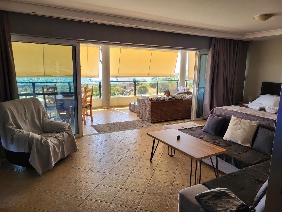 "Stergiou Luxury Apartment 2Nd Floor" Με Κοινη Πισινα Saronida 外观 照片