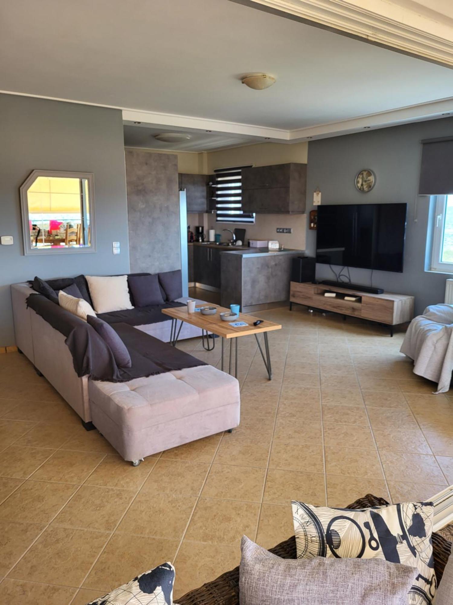 "Stergiou Luxury Apartment 2Nd Floor" Με Κοινη Πισινα Saronida 客房 照片