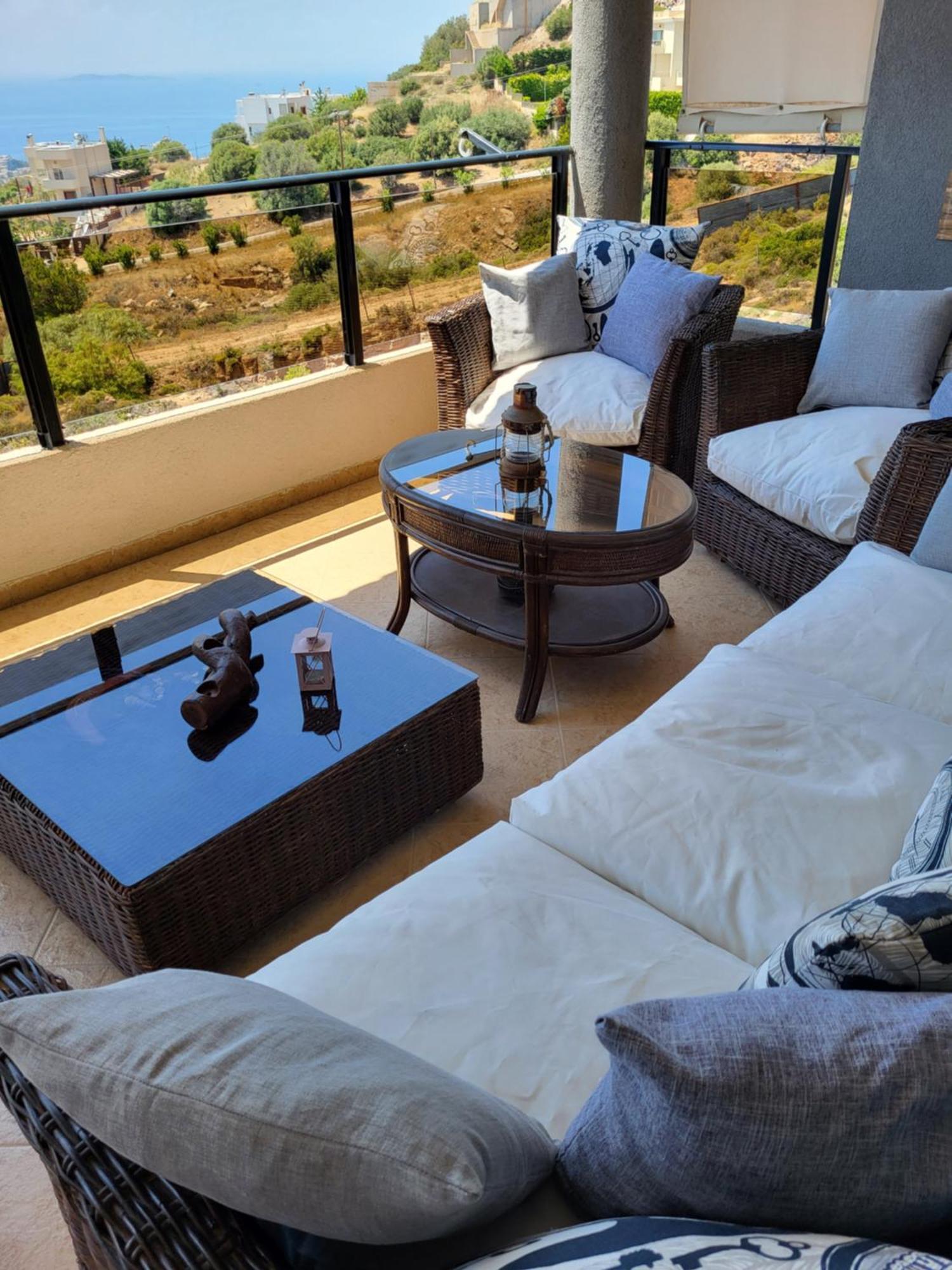 "Stergiou Luxury Apartment 2Nd Floor" Με Κοινη Πισινα Saronida 客房 照片