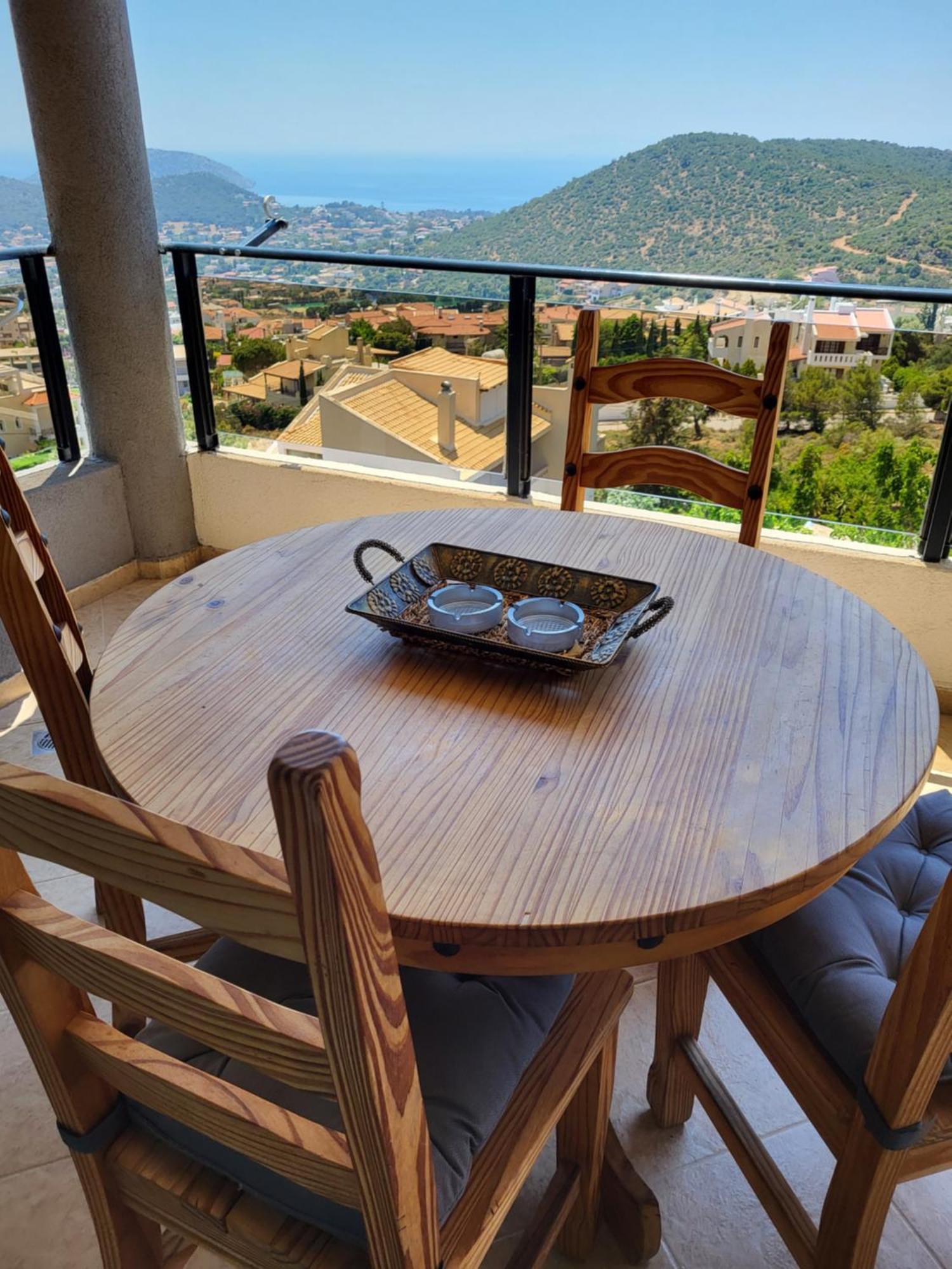 "Stergiou Luxury Apartment 2Nd Floor" Με Κοινη Πισινα Saronida 客房 照片